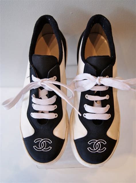 chanel tennis shoes women's.